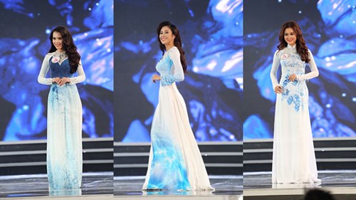 Chung kết HHVN 2016: Top 30 khoe dáng với trang phục áo dài