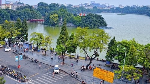 Hà Nội: phố đi bộ quanh Hồ Gươm đã sẵn sàng