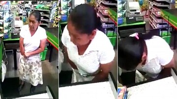 'Nữ quái' trộm cả 'núi' đồ trong siêu thị, giấu dưới váy bị phát hiện