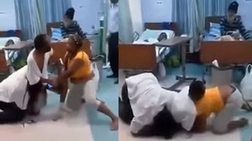 Được vợ và bồ cùng vào bệnh viện thăm hỏi và cái kết 