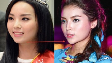 Gương mặt Kỳ Duyên thay đổi thế nào từ ngày đăng quang?