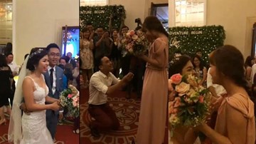 Cô gái hạnh phúc nhất trong đám cưới bạn thân
