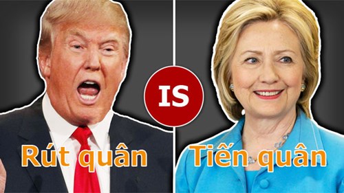 Clinton và Trump 