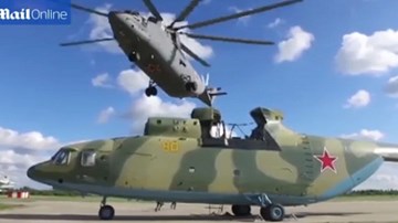 Trực thăng 'khủng' nhất thế giới được vận chuyển thế nào?