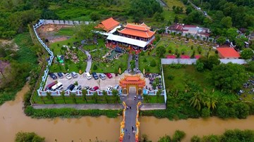 Toàn cảnh nhà thờ Tổ của Hoài Linh ở Sài Gòn