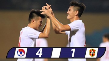 Clip U19 Việt Nam vùi dập U19 Đông Timor