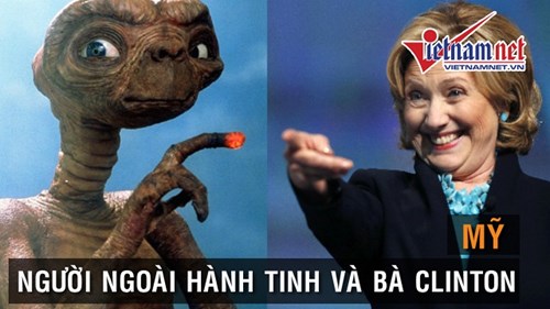 Người ngoài hành tinh liệu có 'giúp' bà Clinton trở thành Tổng thống Mỹ?