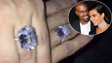 Lóa mắt với nhẫn kim cương 23 tỷ của Kim Kardashian