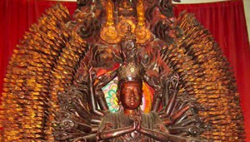 Tượng Phật nghìn mắt nghìn tay lại bị mất