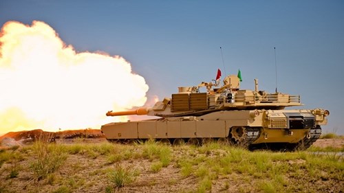 Xe tăng chiến đấu chủ lực M1A2 SEP phô diễn hỏa lực