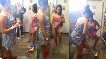 Choáng với chiêu trộm đồ của hai kiều nữ diện váy mát mẻ