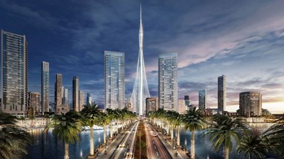 Tòa nhà cao nhất thế giới đã bắt đầu được xây dựng ở Dubai