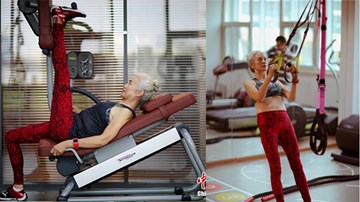 Cụ bà 71 tuổi gây sốc vì tập gym khỏe hơn thanh niên