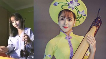 Cô giáo xinh đẹp “gây sốt” với clip chơi nhạc Kpop bằng... đàn bầu