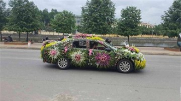 Chiêm ngưỡng xe đám cưới độc đáo nhất tại Việt Nam