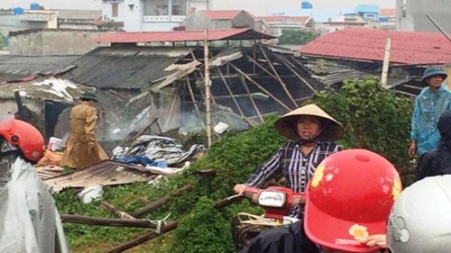 Nổ bình ga ở Thái Bình, ít nhất 2 người tử vong