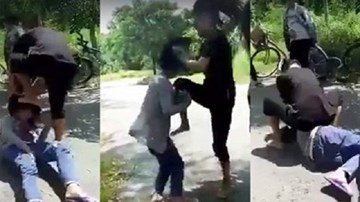 Bắt thủ phạm đánh nữ sinh, bắt liếm chân
