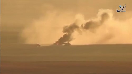 Trực thăng Nga trúng tên lửa, bốc cháy ngùn ngụt