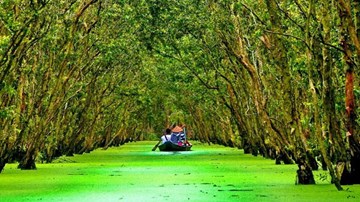 Vẻ đẹp thanh bình của miền đất An Giang qua góc nhìn từ trên cao