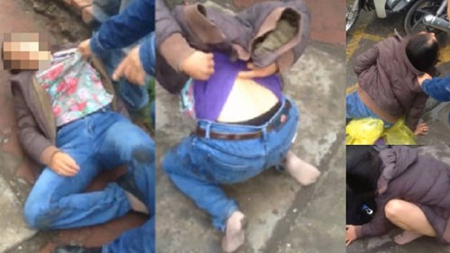 Bị bắt quả tang dàn cảnh móc túi, nữ quái cởi đồ chạy thoát thân