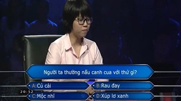 Cô gái chơi 'Ai là triệu phú' liên tục 'làm khó' MC Lại Văn Sâm