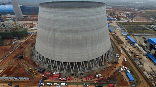 Hiện trường vụ sập công trình nhà máy điện ở Trung Quốc, 67 người chết
