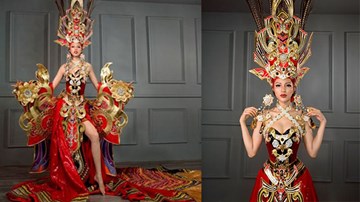 Nhà thiết kế nói về trang phục dân tộc nặng 45kg dự thi quốc tế