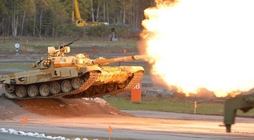 Sức mạnh khủng khiếp của siêu xe tăng T- 90MS Nga