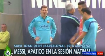 Messi uể oải như 