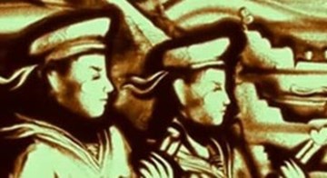 Xúc động với tuyệt phẩm tranh cát 'Tổ quốc gọi tên mình'