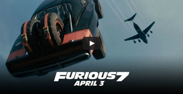 Loạt siêu xe 'Furious 7' đọ tốc độ giữa không trung