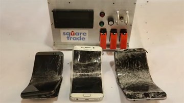 Bẻ cong smartphone: iPhone 6 Plus đánh bại Galaxy S6 Edge