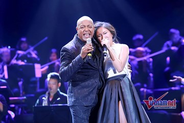 Văn Mai Hương khóc khi hát với huyền thoại Peabo Bryson