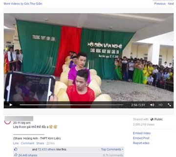 Màn múa gây sốt dịp 20/11