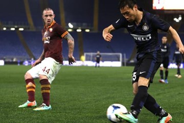 Vidic nổ súng, Inter thắng cách biệt Roma