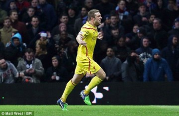 Vòng 22 Premier League: Aston Villa 0-2 Liverpool