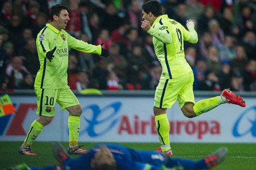 Vòng 22 La Liga: Athletic Bilbao 2-5 Barcelona