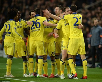 Vòng 1/8 Champions League: PSG 1-1 Chelsea