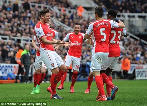 Vòng 29 Premier League: Newcastle 1-2 Arsenal