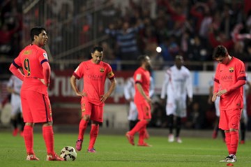 Vòng 31 La Liga:  Sevilla 2-2 Barcelona
