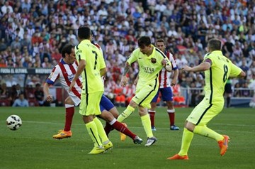 Highlights: Atletico Madrid 0-1 Barcelona