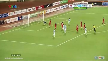 Marcos Lopes ghi điểm sau sai lầm của thủ thành Thanh Diệp