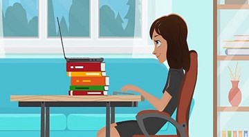 Tư thế chuẩn khi ngồi sử dụng máy tính