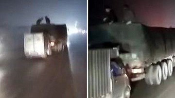 TQ: Trộm hàng trên xe đang chạy vù vù như phim hành động