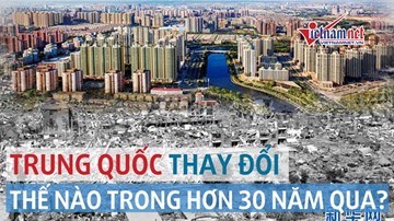 Trung Quốc thay đổi 'khủng khiếp' thế nào trong hơn 3 thập kỷ qua?