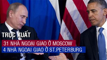 Nga trả đũa, đòi trục xuất 35 nhà ngoại giao của Mỹ