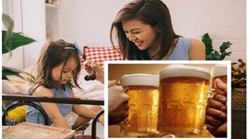 Cô con gái hiến kế cho mẹ để bố không đi uống bia nữa