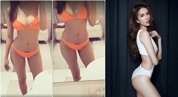 Clip Ngọc Trinh diện bikini bốc lửa 