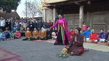 Tết cổ truyền mẫu mực tại đình làng So hơn 300 tuổi