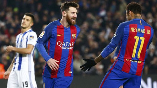 Thắng ấn tượng Sociedad, Barcelona vào bán kết Cúp Nhà vua